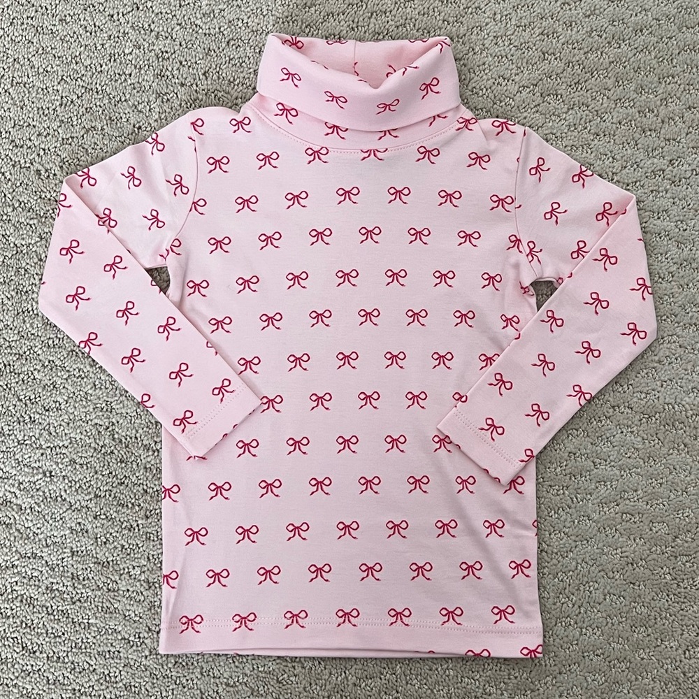NWOT Beaufort Bonnet Tatum Turtleneck Shirt in Bea Louise Bow - 2T